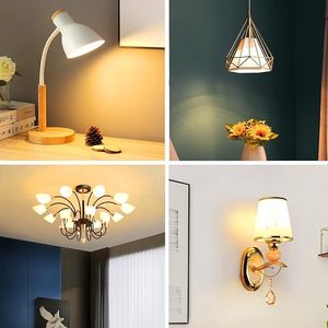 Bombilla LED C37 de Cristal Residencial DON FELIZ, 5.5/7/9W, Forma de Vela, Luz Cálida Amarilla de 3000K, Paquete de 2 Unidades, Base E14, Sensor de Luz, CRI - Product Image 3