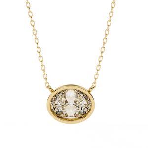Pendentif en or 18 carats avec un magnifique diamant cultivé en laboratoire, pendentifs et breloques de diamants de qualité supérieure - Product Image 2