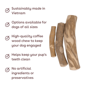 Los juguetes para perros más vendidos masticar café para mascotas juguetes de madera masticar café perro masticar madera - Product Image 4