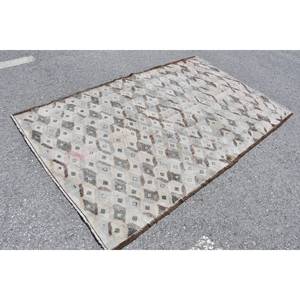 Vintage Beige Brown 4x7.8ft Handmade Turkish <b>Rug</b> Classic Style Rectangle Hallway for Living Bedroom <b>Bedside</b>-Classic Vintage - Product Image 2