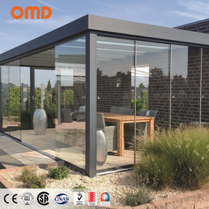 Dessins CAD gratuits Salle de véranda de luxe en Chine Maison en verre fermée complète Véranda <span class=keywords><strong>pagode</strong></span> Véranda à triple vitrage 4 saisons Add on - Product Image 1