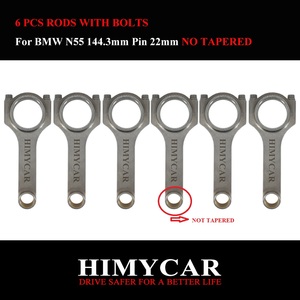 Новинка, 6 шт., кованый 4340 Шатун с болтами, автозапчасти для 2009-2019 для BMW N55B30 S55B30 144,<span class=keywords><strong>3</strong></span>*22 мм - Product Image 6