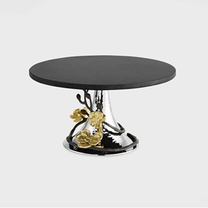 Superior Quality Round Shape Marble <b>Cake</b> <b>Stand</b> With Metal <b>Stand</b> Antique Design Medium Size <b>Cake</b> <b>Stand</b> for Sale . - Product Image 2