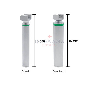 Nuevo juego de laringoscopio de fibra óptica Macintosh de 4 cuchillas de un solo uso con fuente de alimentación manual fabricada en Pakistán - Product Image 3