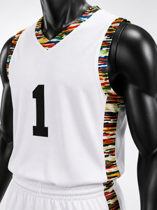 Conjunto de Uniforme para Equipo de Baloncesto, Camiseta sin Mangas y Pantalones Cortos, Ropa Deportiva de Secado Rápido - Product Image 6