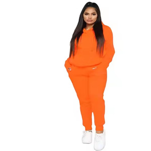 Nouveauté : Ensembles de survêtements d'hiver pour femmes, surdimensionnés, respirants, de haute qualité, en polyester/coton, design OEM personnalisé - Product Image 1