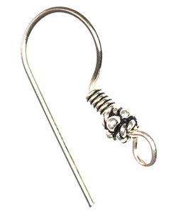 Perno curvo de plata esterlina con parte posterior del pendiente Fabricante y proveedor de componentes de plata de la mejor calidad - Product Image 5