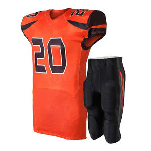 Uniforme de fútbol americano hecho a medida de alta calidad para hombre, traje deportivo transpirable y cómodo de talla grande con diseño impreso - Product Image 3