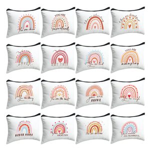 Wholesale Eco Friendly Custom Cotton <b>Canvas</b> Zipper Pouches <b>Plain</b> Makeup Cosmetic Bags with Logo Printing - Product Image 6