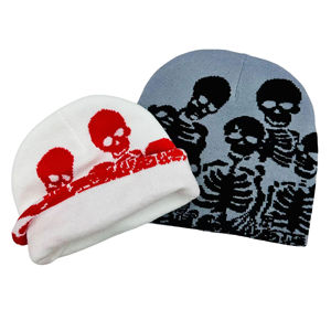 Unisex Custom Winter <b>Warm</b> Knitted Beanie <b>Hat</b> with New Fashion Embroidery Plain Beanie for Travel - Product Image 4