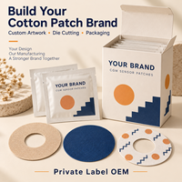 Patch adhésif respirant et flexible en coton RECOO pour capteur CGM, idéal pour usage quotidien, fabrication OEM sous marque privée