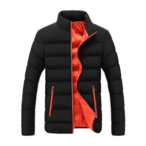 Chaquetas Acolchadas Ligeras de Invierno para Hombre, Venta al Por Mayor 2025, Diseño Personalizado con Logotipo Frontal, Último Diseño, Cuello Alto - Product Image 4