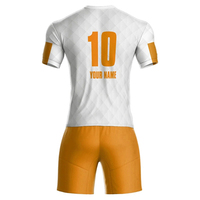 Kaos Jersey Sepak Bola Ringan Unisex Dewasa, Bahan Polyester 100% Bernapas, Bermotif, Celana Pendek Jersey NC Corporation
