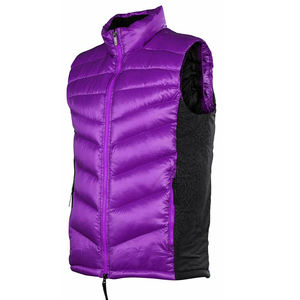 Gilet matelassé pour homme avec fermeture éclair intégrale Veste épaisse isolée sans manches pour homme Gilet matelassé d'extérieur pour l'hiver - Product Image 4
