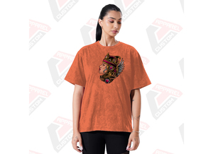 Stylish Women's Acid Wash T-Shirt Appliques Beading Comfortable Trendy Eco-Friendly Summer <b>Tops</b> Made Denim Batik Corduroy 100% - Product Image 2