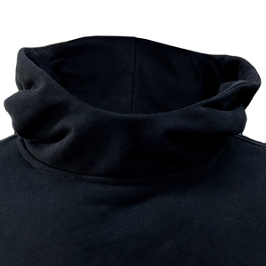 Conjunto de Sudadera con Capucha y Cuello Alto Personalizado, Logotipo Bordado en Algodón, Conjunto Deportivo Informal Holgado - Product Image 3