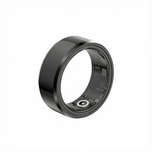 2026 Steel Smart Ring IP65 Fitness Tracker Sleep <b>Heart</b> Rate Alarm <b>Clock</b> App Control 5-10 Days Battery - Product Image 1