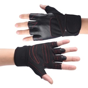 Guantes de Fitness de medio dedo personalizados de alta calidad para mujer, equipo de entrenamiento de cuero duradero para gimnasio, deportes al aire libre, el mejor precio de fábrica - Product Image 5