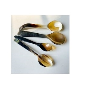 Cubiertos modernos ecológicos de cuerno de búfalo Natural, diseño de forma personalizada de imitación antigua, acabado pulido para el hogar, Hotel, restaurante - Product Image 2