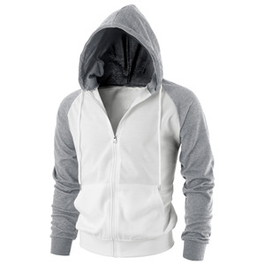 Sudaderas con capucha de algodón de gran tamaño XXS para hombre, cuello con capucha, cremallera, logotipo personalizable, estampado de calle, sudaderas con capucha para hombre con patrón sólido de invierno - Product Image 1