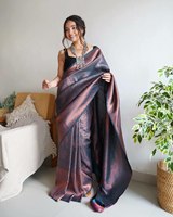 Gamme exquise de vêtements de fête de mariage en soie de coton doux Étole de saree traditionnelle à la mode de haute qualité pour les mariées en Viscose
