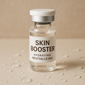 Ampoule professionnelle pour booster la peau avec AHA et acide hyaluronique pour lutter contre le vieillissement et éclaircir le teint - Product Image 1