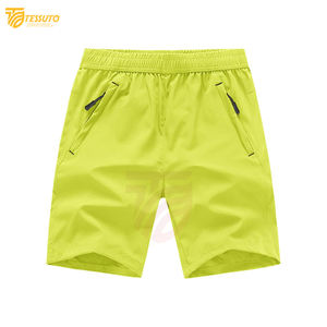Pantalones cortos transpirables de alta calidad para hombre, pantalones cortos informales para gimnasio, nuevo diseño, pantalones cortos para correr, bolsillos en la cintura elástica - Product Image 1