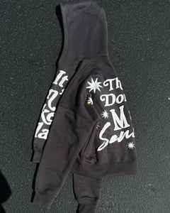 เสื้อฮู้ดแบบรูดซิปเต็มตัวทำจากผ้าฝ้ายเทอร์รี่มีฮู้ดพิมพ์โลโก้แบบกำหนดเอง3D - Product Image 5