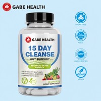 Complément alimentaire en capsules Nettoyage intestinal de 15 jours Complément alimentaire pour la santé intestinale Adultes Nettoyage et détoxification intestinale Vitamines en gros