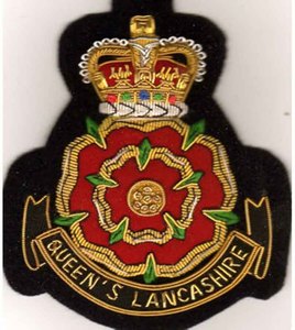 7. QUEEN'S EIGENE HUSSARS BLAZER ABZEICHEN Hands tickerei Bullion Wire Grenadier Guards | Family Crest Blazer Abzeichen Sicherheits abzeichen - Product Image 4