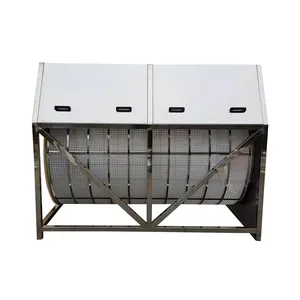 QihangRAS 110V Micro Mesh Filtration 316 Stainless Steel Aquaculture Rotary Drum Filter For Aquaculture