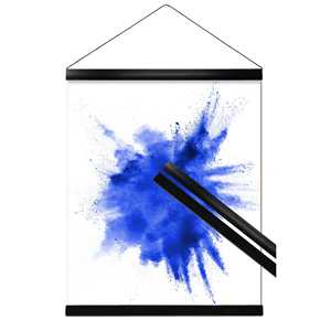 Bandes adhésives noires pour affiches 62 cm (paire) avec cordon de suspension pour décoration murale - Product Image 6