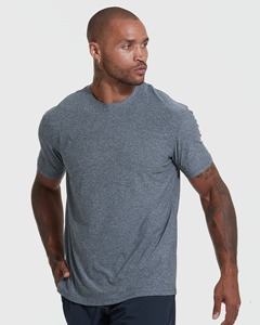 เสื้อยืดคอกลมแขนสั้นเข้ารูปสำหรับผู้ชายผ้าฝ้าย100% 210gsm ปรับแต่งได้ - Product Image 2