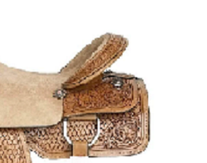 Juego de tachuelas de cuero genuino de primera calidad, monturas de carreras occidentales e inglesas para montar a caballo - Product Image 5