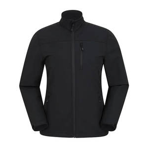 Chaqueta Softshell ligera ajustada a la moda para hombre al por mayor, lona impermeable con cuello levantado, precio bajo - Product Image 1