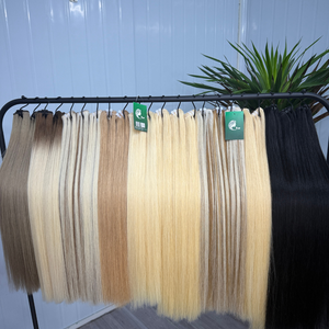 มัดผมมนุษย์เส้นผมตรงเรียบเหมือนหนังกำพร้าสำหรับผมตรงจากเวียดนาม - Product Image 1