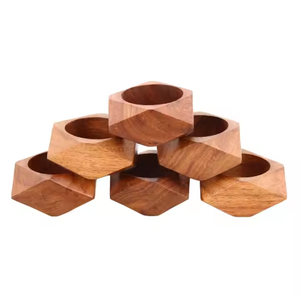 Hot Sale <b>Wooden</b> <b>Napkin</b> <b>Ring</b> With Unique <b>Wooden</b> Design at Wholesale Price Direct From Manufacturer for Christmas Party Tableware - Product Image 2