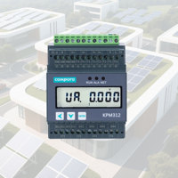 Enregistreur de données IoT multi-canaux 4/12 canaux, compteur d'énergie intelligent Wi-Fi pour rail DIN, pince CT