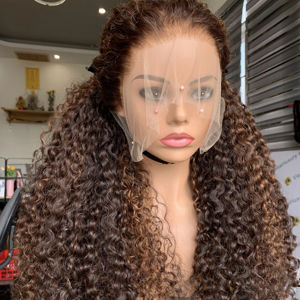 Perruques bouclées sans colle perruques de cheveux humains dentelle frontale pour les femmes noires perruques dentelle frontale Hd vague - Product Image 1