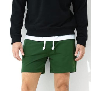 Pantalones cortos deportivos de verano para hombre, pantalones cortos para exteriores y gimnasio con bolsillos, estilo informal, 100% pantalones cortos hechos de algodón para hombre - Product Image 1