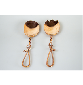 Wholesale Copper Salad Serving Set Matte Polish <b>Flatware</b> Set for Kitchen & Tabletop with Horn Handle for Sale - Product Image 3