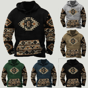 Sudadera con Capucha de Invierno para Hombre, Sudadera Táctica para Senderismo al Aire Libre, Forro Polar Sólido Impermeable, Manga Larga, Corte Regular, 100% Algodón - Product Image 5