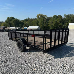 Remolque Utilitario de Alto Rendimiento de 6.4X12 y 2900 lb de Peso Bruto Vehicular para Trabajo y Uso Agrícola, Compacto, Resistente y Fácil de Remolcar, con Envío Gratuito - Product Image 1