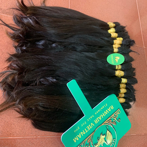 Cheveux vierges vietnamiens de haute qualité, super double trame, double trame machine, vague naturelle, Remy, doux, lisses, pointes saines - Product Image 1
