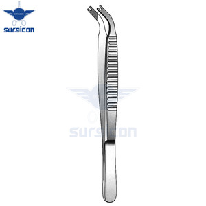 Pinzas de sutura Aiach Columella, acero inoxidable de 15,5 cm con instrumentos manuales de cirugía plástica de 5,0mm de ancho de Surgicon - Product Image 2