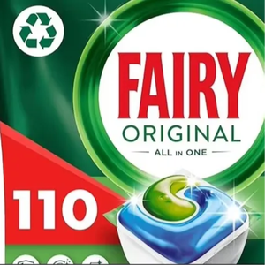 Tabletas de lavavajillas todo en 1 Fairy Bulk, tabletas de lavavajillas Fairy, 110 tabletas - Product Image 2