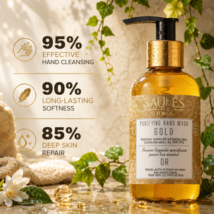 Premium Herbal Gold Liquid Hand Wash OEM ODM Private Label Moisturizing Hand <b>Soap</b> for Dry Cosmetic Manufacturer Wholesale Bulk - Product Image 1