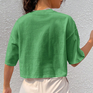 À vendre été utilisation décontracté et confortable femmes haut court 2025 coton femmes haut court à vendre - Product Image 2