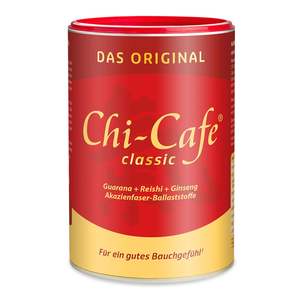 Café Clásico Chi-Cafe en Lata de 400g, Bebida en Polvo con Fibra de Acacia para una Buena Digestión, con Hongo Reishi Vegano, 66 Tazas - Product Image 6