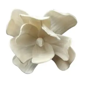 Flor de Gardenia Sola de buena calidad hecha a mano para boda, evento en casa, decoración de oficina y arreglo de flores secas